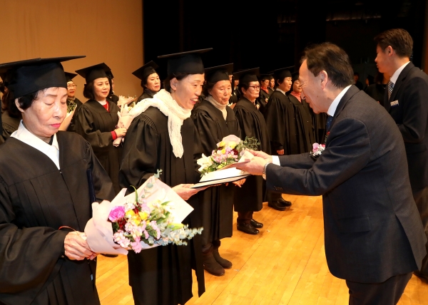2019년도 대전늘푸른학교 중학과정 수료식 및 졸업식 개최
