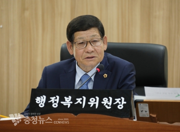 채평석 세종시의회 행정복지위원회장 / 충청뉴스 최형순 기자