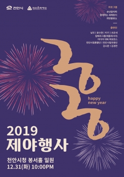 2019 제야행사 포스터
