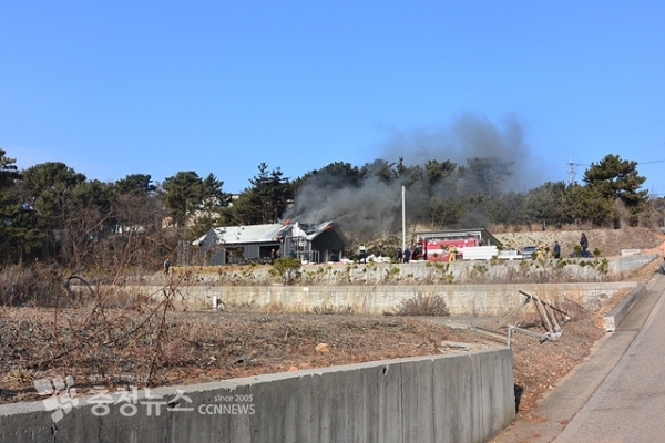 당진소방서, 소방드론 활용 건물화재 피해 저감