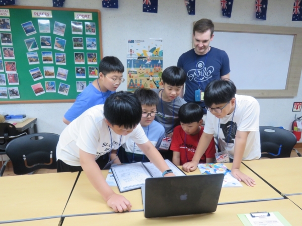 지난 대전영어캠프 진행 모습