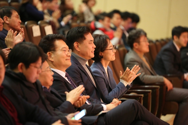 박영순 북 콘서트 내빈석 모습