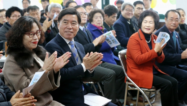 삼성동 연두방문 행사 모습