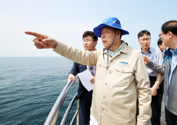 태안해상풍력 발전단지 현장 답사