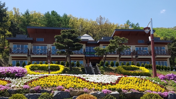 봉수산자연휴양림 전경