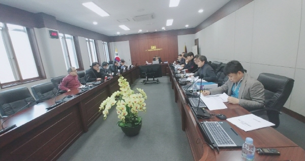 신종 코로나바이러스 확산 중부대 대책회의 모습