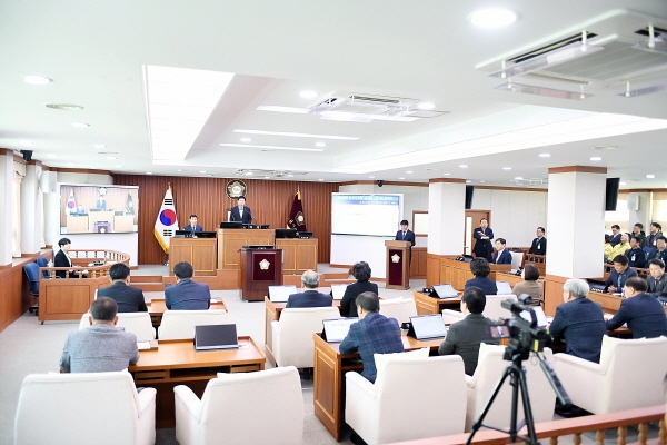 논산시의회 209회 임시회 개회