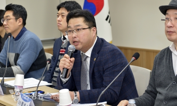 발언하는 박성수 세종시의원