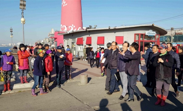 2019년 하반기에 KRC 경인지역개발센터가 경기도 일대 어촌뉴딜300사업 현장평가를 지원하고 있다