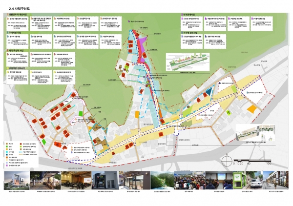 옥룡동 도시재생 뉴딜사업_사업구상도
