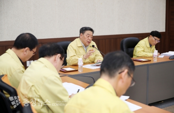 가세로 태안군수, 코로나19 태안군 긴급대책회의
