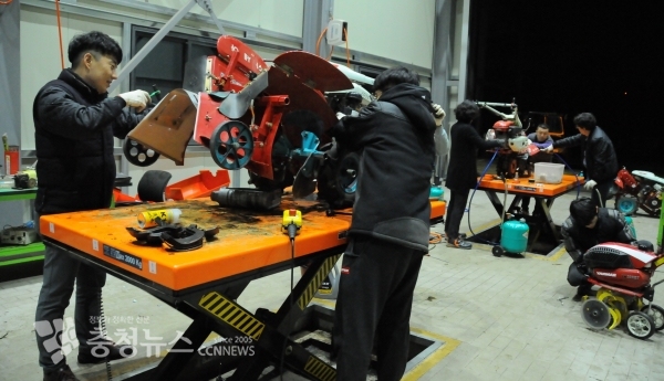 세종시 농업기술센터 농기계 점검 및 정비