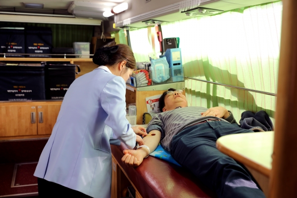 2020년 1월  헌혈의날 행사 모습