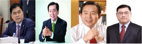 김종민, 박우석, 이인제, 이창원 후보