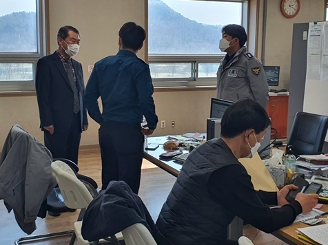 세종시설공단 합강캠핑장 방문 격려