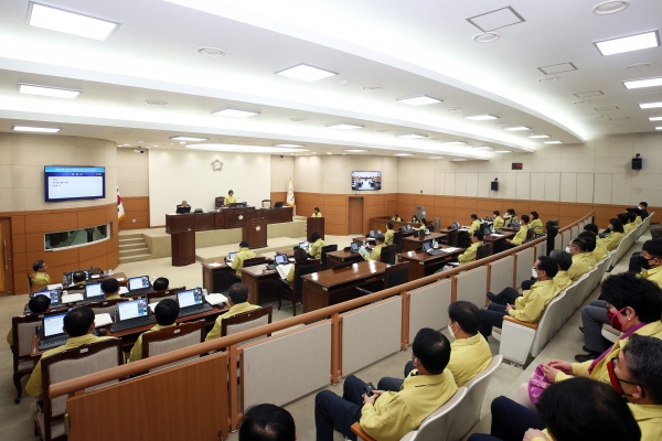 유성구의회 본회의장 모습