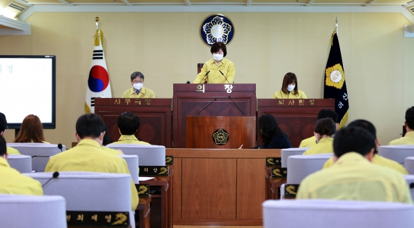 아산시의회 제219회 임시회 개회
