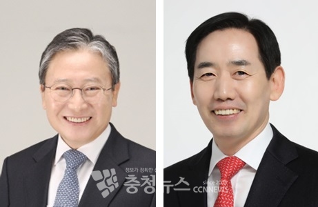 충남 당진시 통합당 김동완, 무소속 정용선 후보