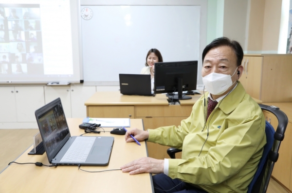 설동호 대전교육감 온라인 개학 학교현장 점검 모슷ㅂ