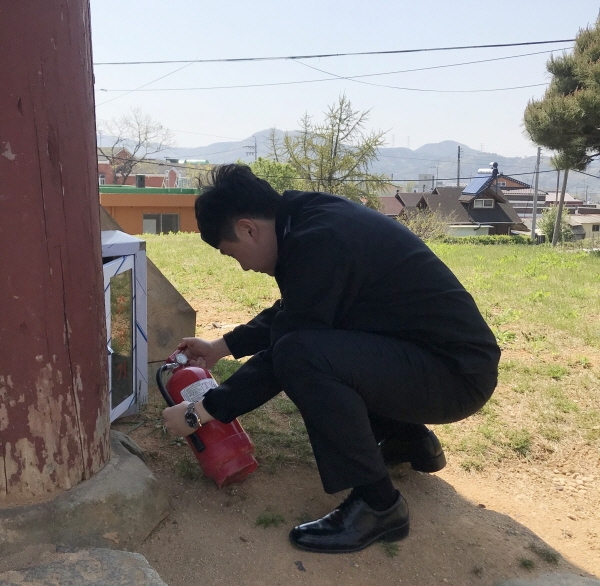 보령소방서 현장 안전점검 사진