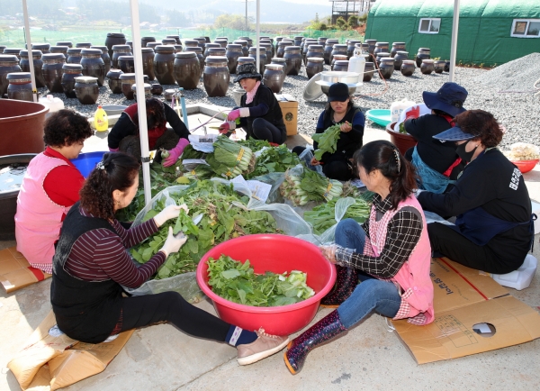 소원면여성방범대 김치나눔 봉사