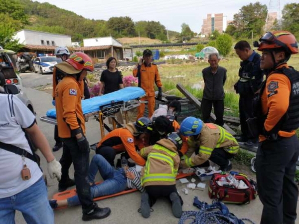 사고 현장 모습