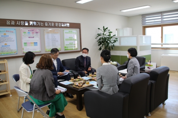 대전동부교육지원청 교육장 학교 현장 방문 컨설팅 실시