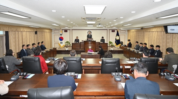 대전 중구의회 본회의장 모습