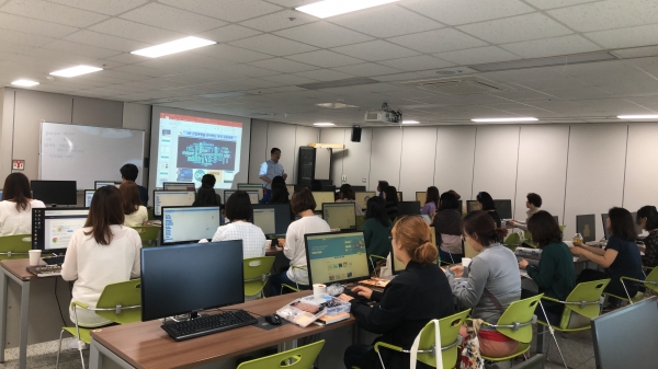 지난 2019 전문 평생교육 지원사업 모습