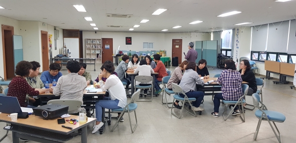 지난 2019 전문 평생교육 지원사업 모습