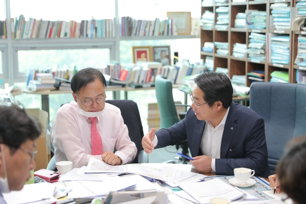 이명수 국회의원 간담