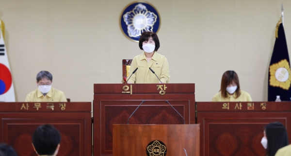 아산시의회 제221회 임시회 폐회