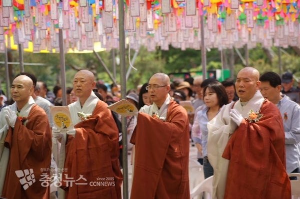 세종시 영평사, 부처님오신날 봉축법요식 봉행 / 충청뉴스 최형순 기자
