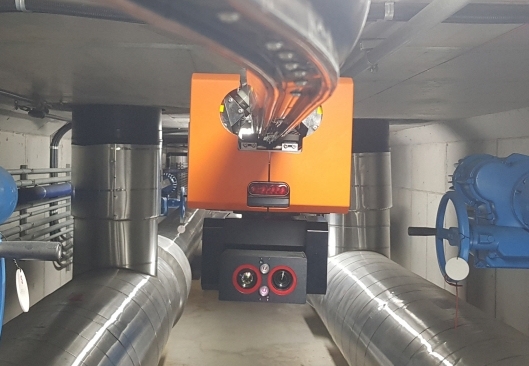 서울시 은평구에 설치된 레일로봇