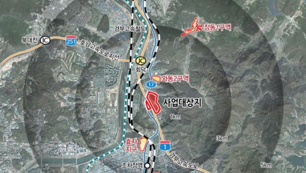 대전연축 도시개발사업 본격 추진-위치도