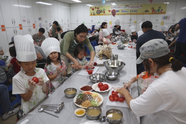 대전시 동구 어린이급식관리지원센터 활동 모습