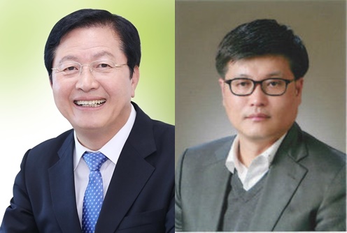 (왼쪽부터) 장종태 서구청장, 정상수 대전시 정무특보