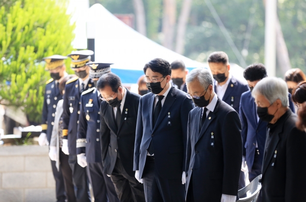 현충일 추념식 모습