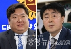손희역(왼쪽) 대전시의원과 손철웅 환경녹지국장