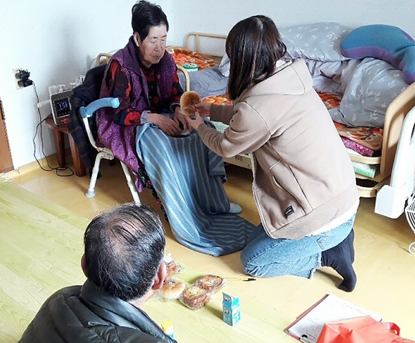 태안읍 송암2리 자살예방프로그램 모습.