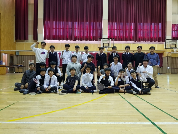 사제동행 배드민턴 활동