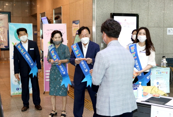 대전교육청 및 교육복지우선지원 사업학교 61교에서 ’교육복지의 날‘ 행사 진행 모습