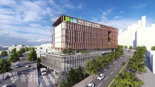 순천향대천안병원 감염병 전문병원 투시도