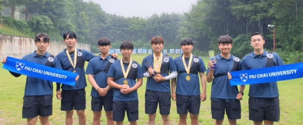 배재대 양궁부 단체사진