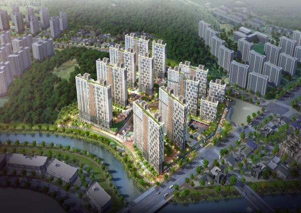 계룡 한라비발디 더 센트럴 조감도