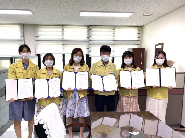 3일 경리담당 직원을 대상으로 깨끗하고 청렴한 계약업무수행을 약속하는「2020년 하반기 청렴계약 실천다짐 서약서」 작성