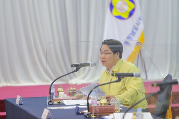 충남시장군수협의회 및 충남지방정부회의 개최 모습