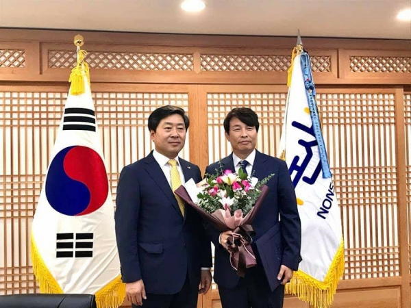 참좋은지방정부협의회 황명선 회장(논산시장)과 전문학 사무처장