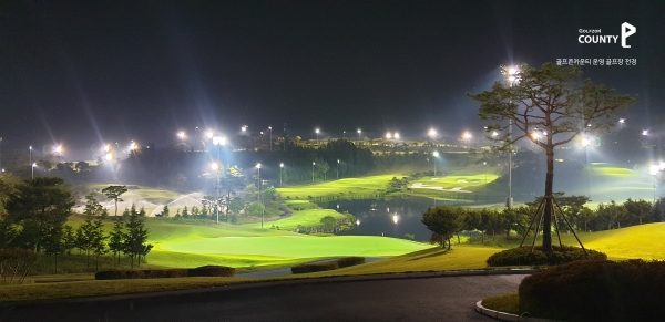 무등산CC 야간라운드 전경