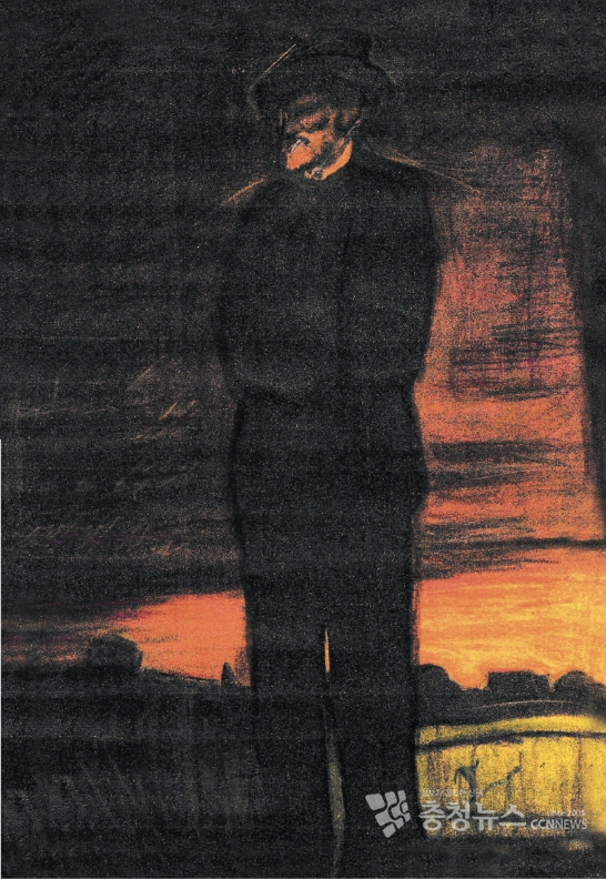 Kim, Hong-Ju has painted the art by herself for the poem, 'Old wisdom soul'.